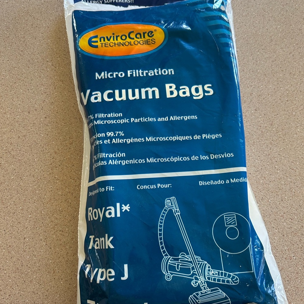 EnviroCare Vacuum Bags - Type J